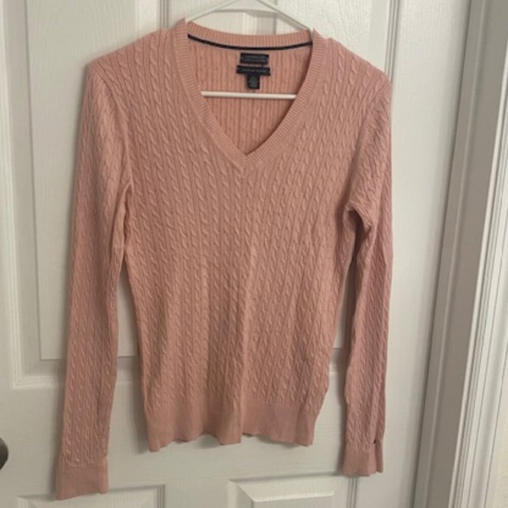 Tommy Hilfiger NWOT Cable-Knit Sweater 100% Prima Cotton Size M